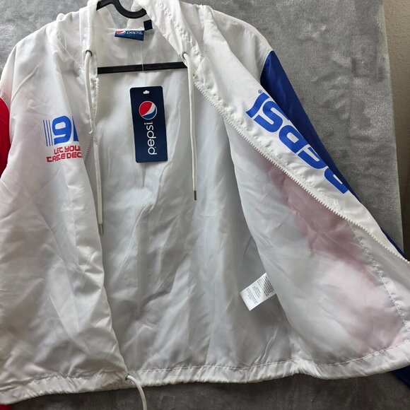 Pepsi Windbreaker‎ Jacket Small NWT Unisex - Picture 8 of 15